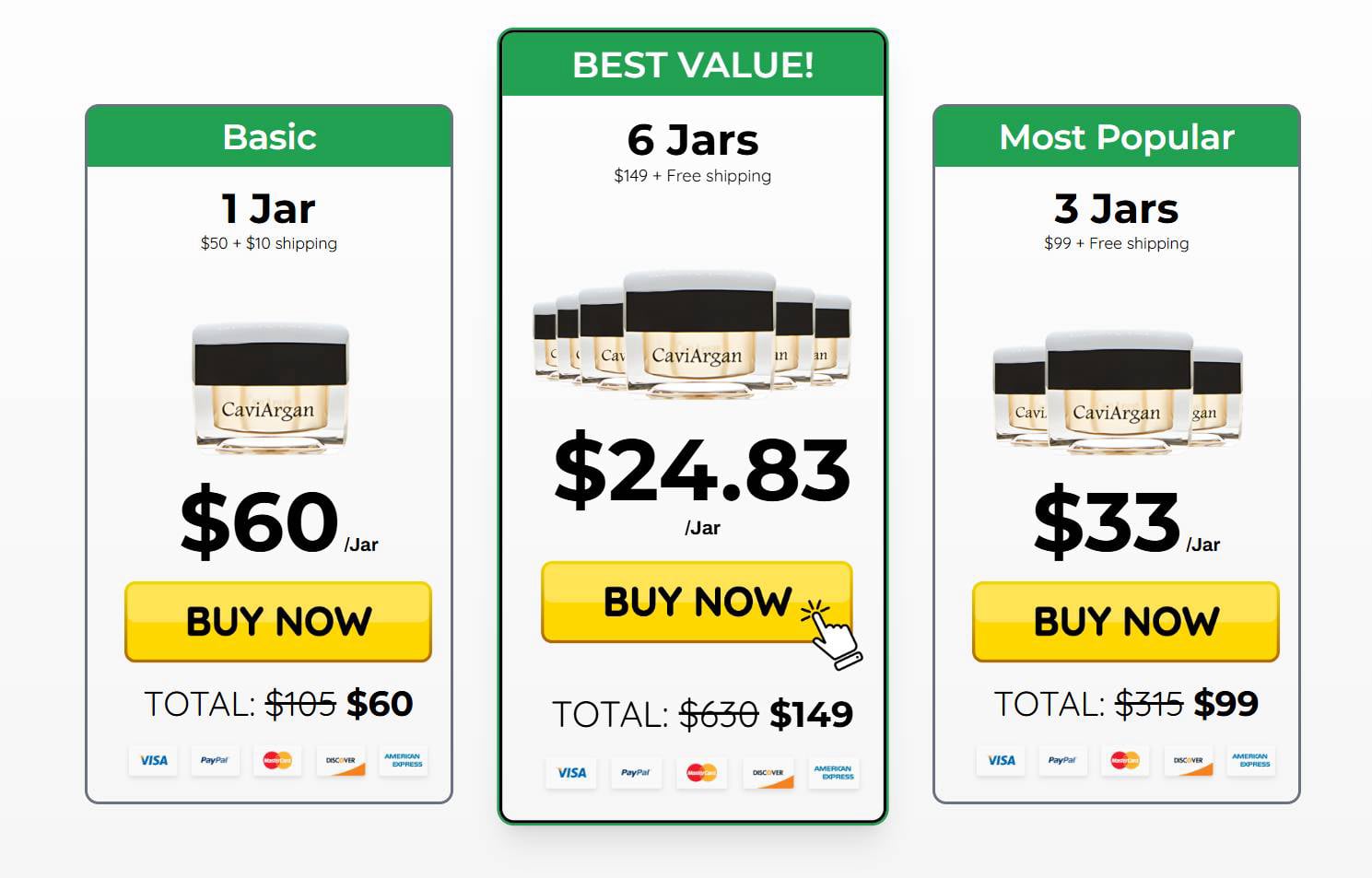 CaviArgan Offer